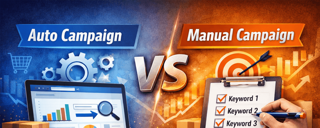 Auto Campaign vs Manual Campaign: Nên chọn chiến lược quảng cáo Amazon nào để tối ưu doanh thu