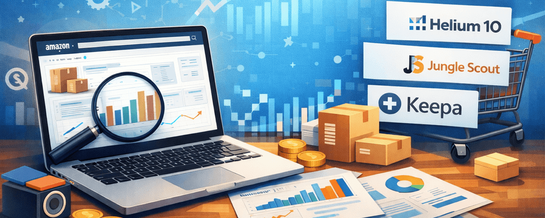 Các công cụ nghiên cứu sản phẩm Amazon: 10 Tool giúp tìm sản phẩm tiềm năng cho Seller