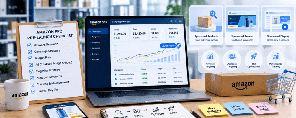 checklist amazon ppc prelaunch amazon