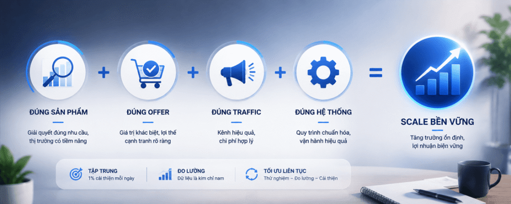 Framework đánh giá chiến lược scale doanh thu Amazon bền vững