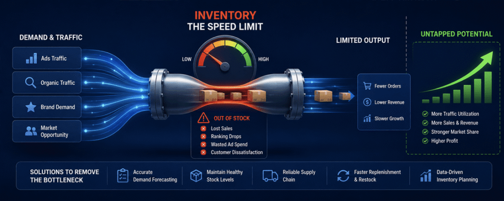 Quản lý inventory và tồn kho khi scale Amazon FBA